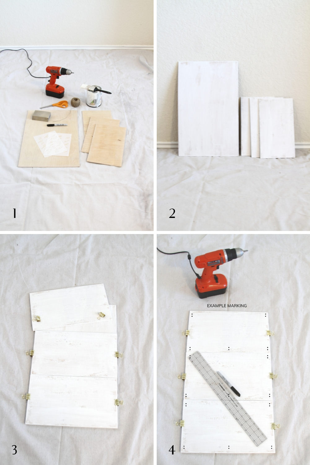 DIY Desk Organizer #3 - How To Paint The Cardboard House