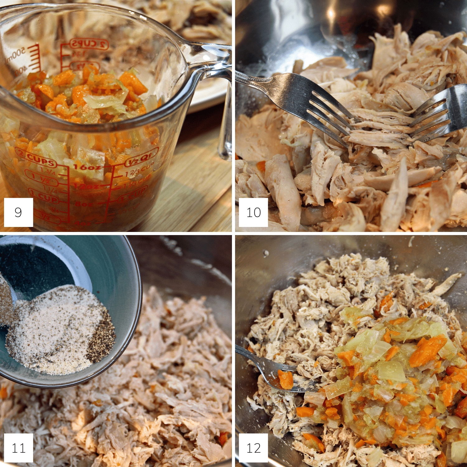 How to make homemade shredded chicken