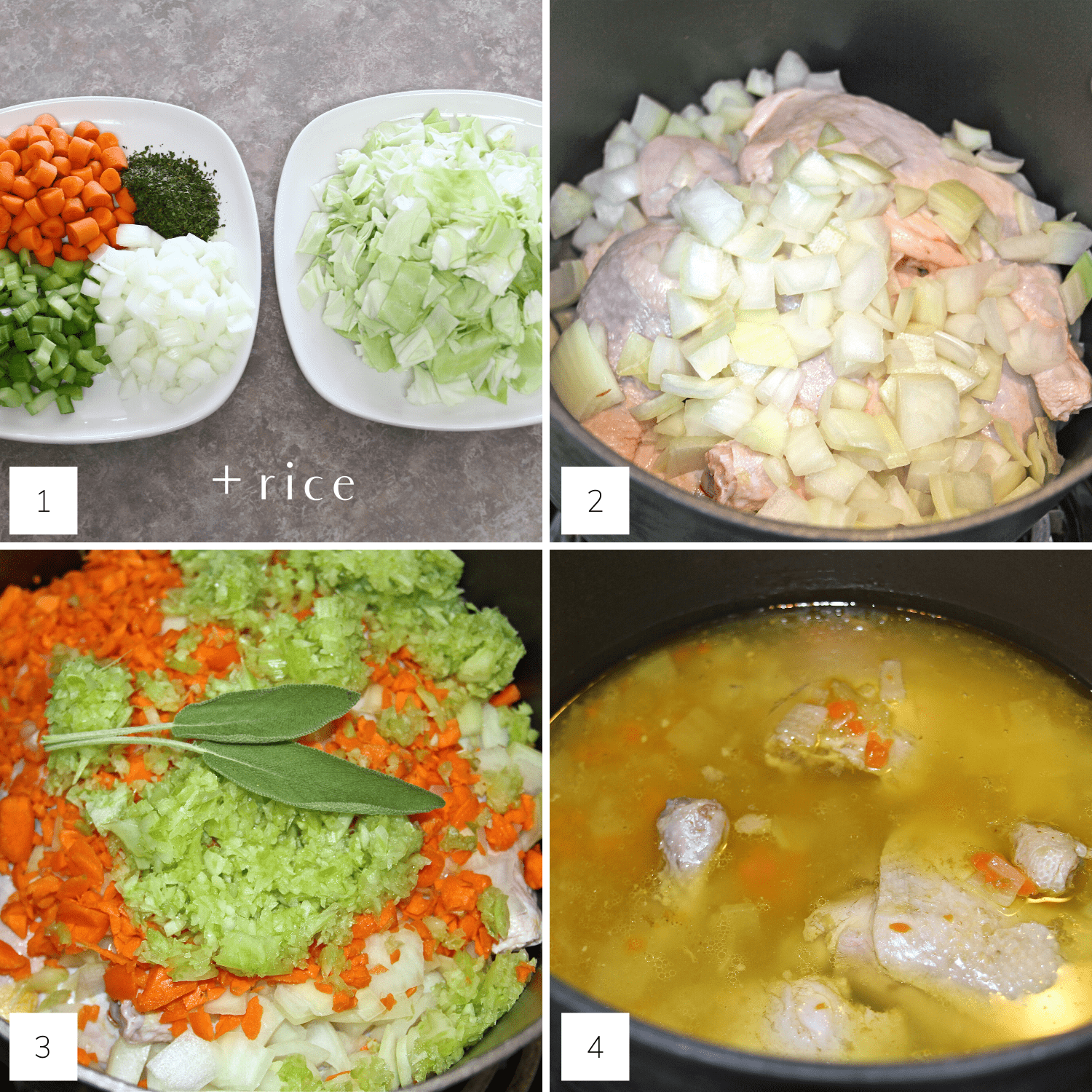 Chicken Soup Step 1-4
