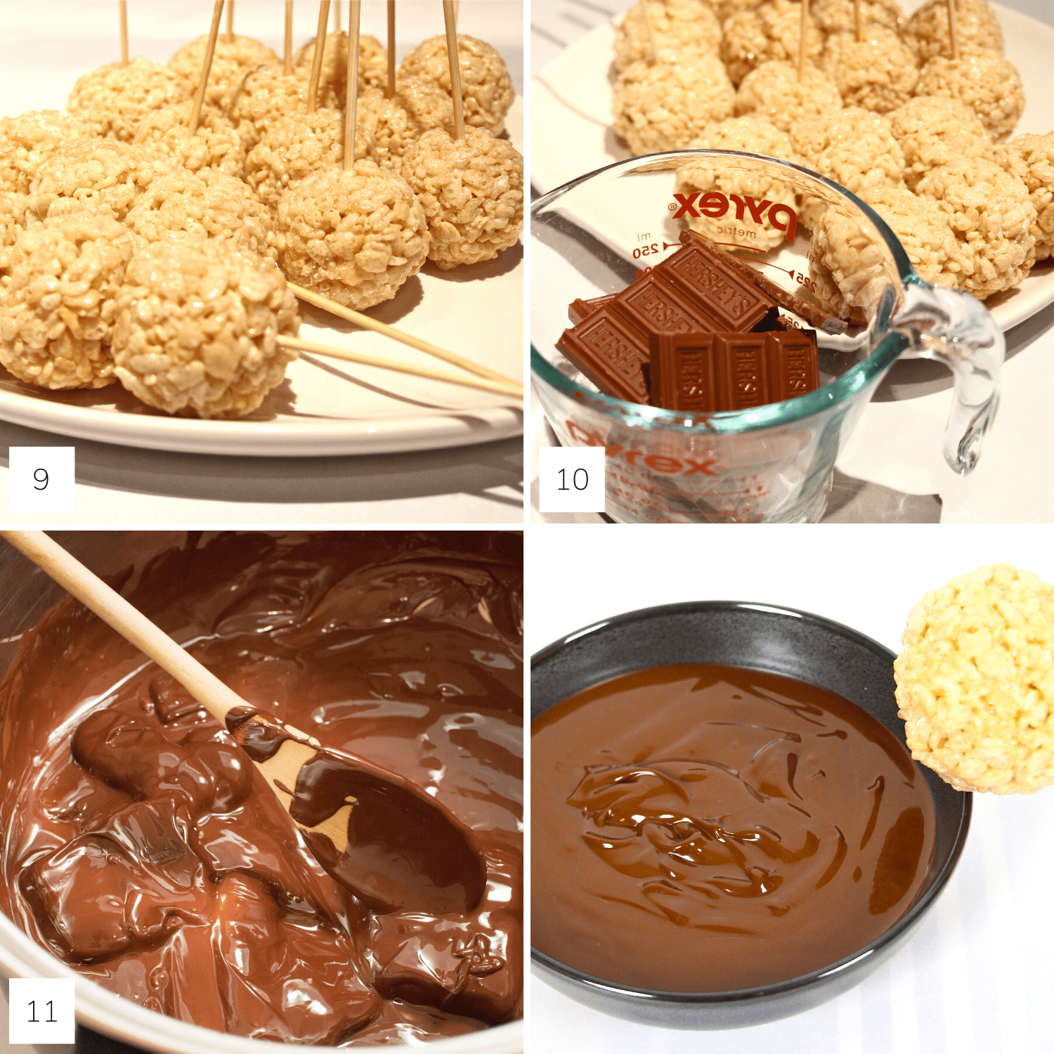 How to Make Rice Krispie Pops Step 9-11