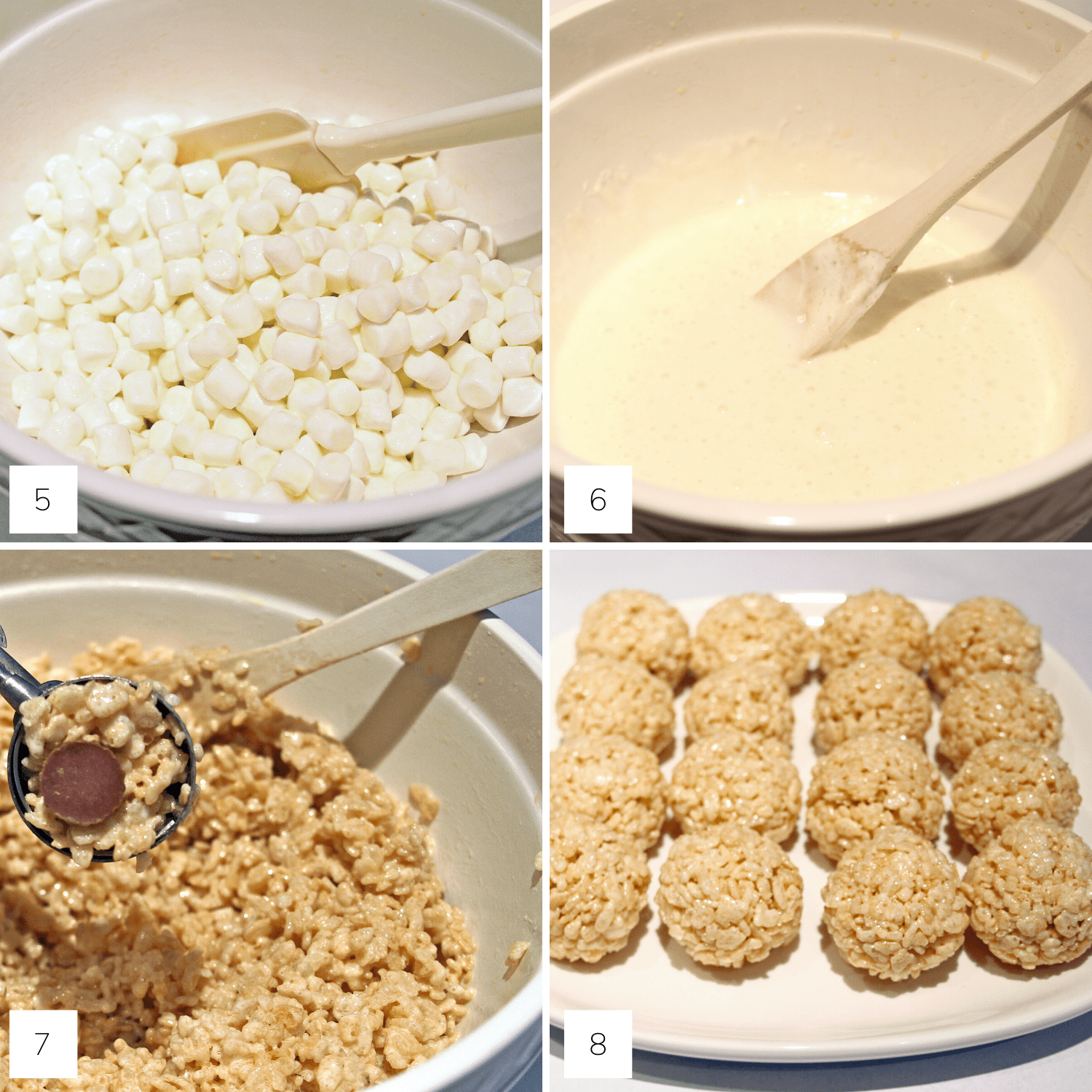 How to Make Rice Krispie Pops Steps 5-8