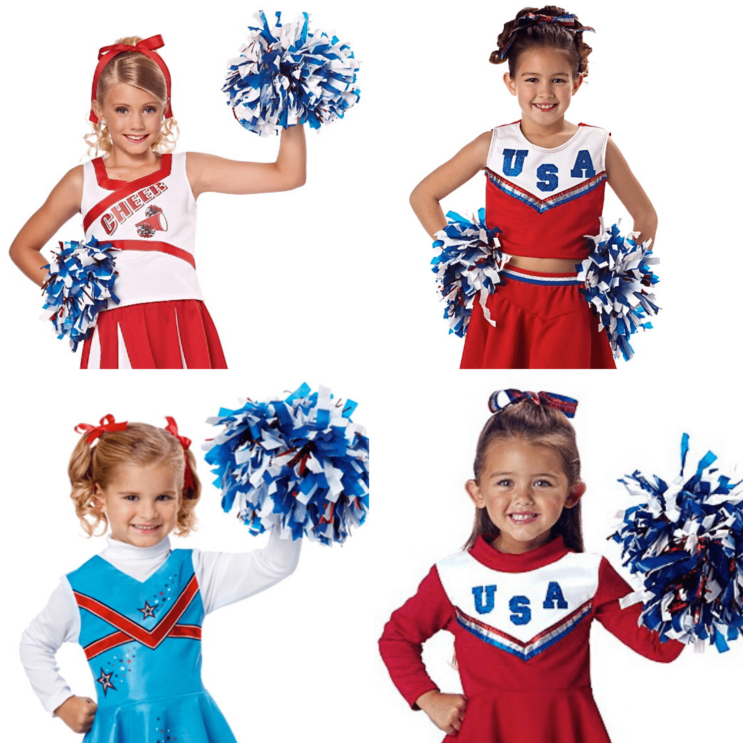 DIY Cheerleading Pom Poms via @makesandmunchies  Dress up costumes,  Cheerleader fancy dress, Girls dress up