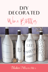 DIY Decorated Wine Bottle Idea