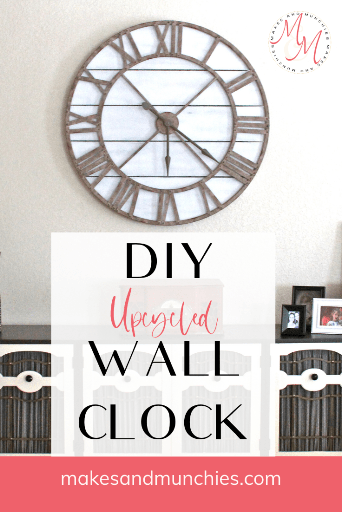 DIY Upcycled Wall Clock