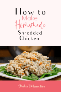 How to make homemade shredded chicken