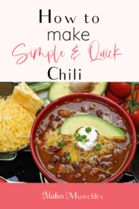 Simple and Quick Chili