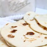 Homemade flour tortillas