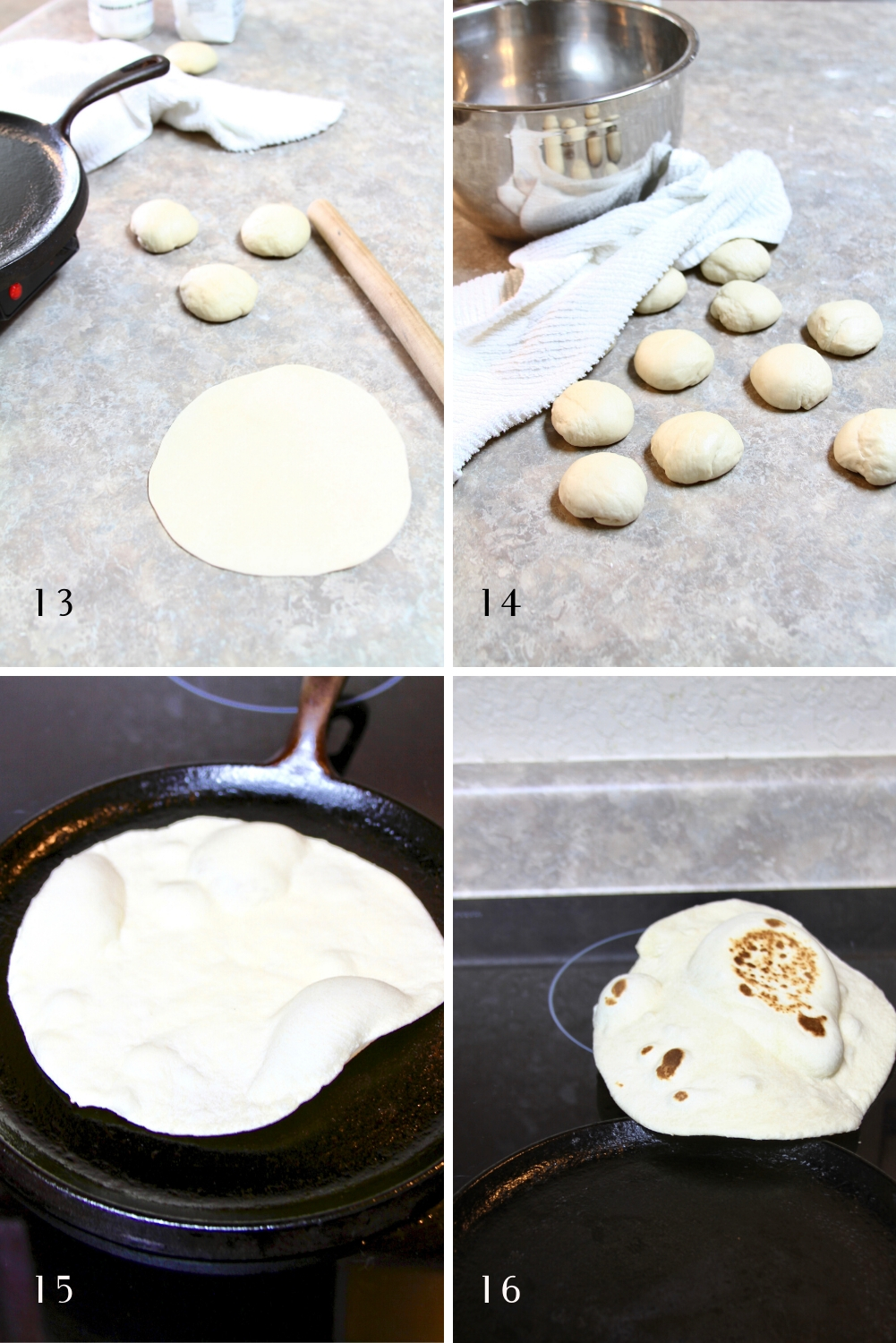 Step 13-15 Flour Tortillas