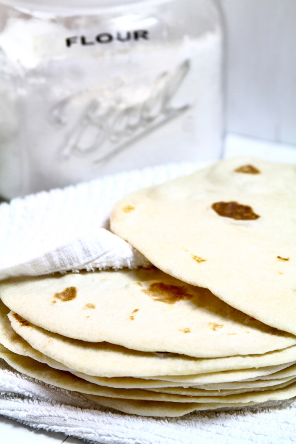 Soft Homemade Flour Tortillas