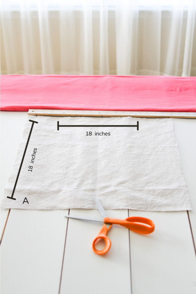 Step 1 How to make an envelope pillow cover